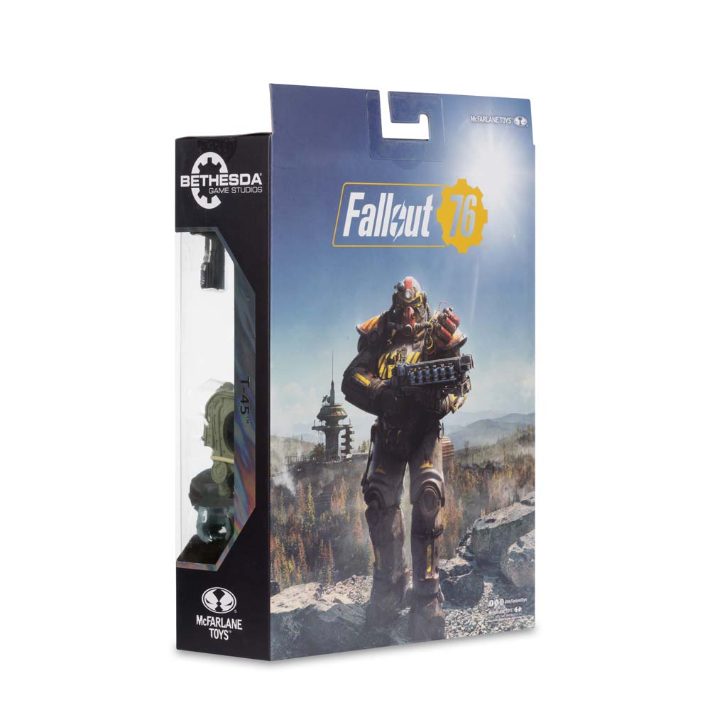 Fallout - Fallout 76 T-45 Deluxe Red Platinum Edition Action Figure - Screenshot 3
