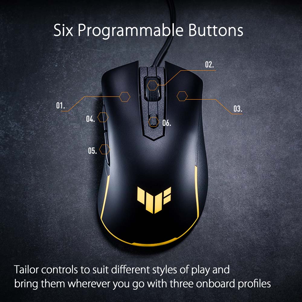 Asus TUF - M3 II Gaming Mouse - Black - Screenshot 6