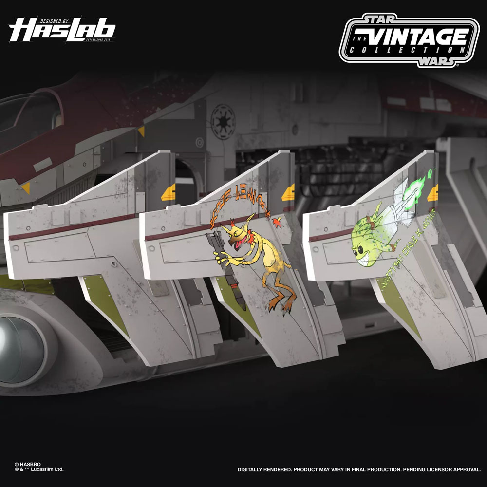 Star Wars - Attack of the Clones - The Vintage Collection LAAT/i Gunship Figure Set - Screenshot 7