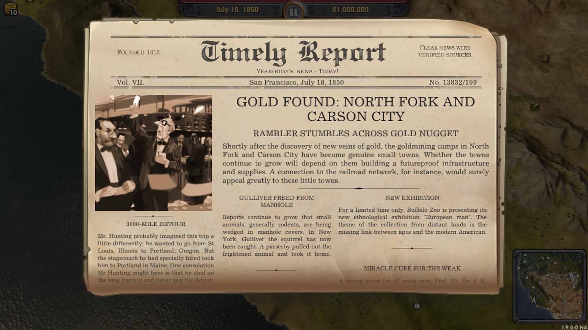 Railway Empire - Screenshot 1