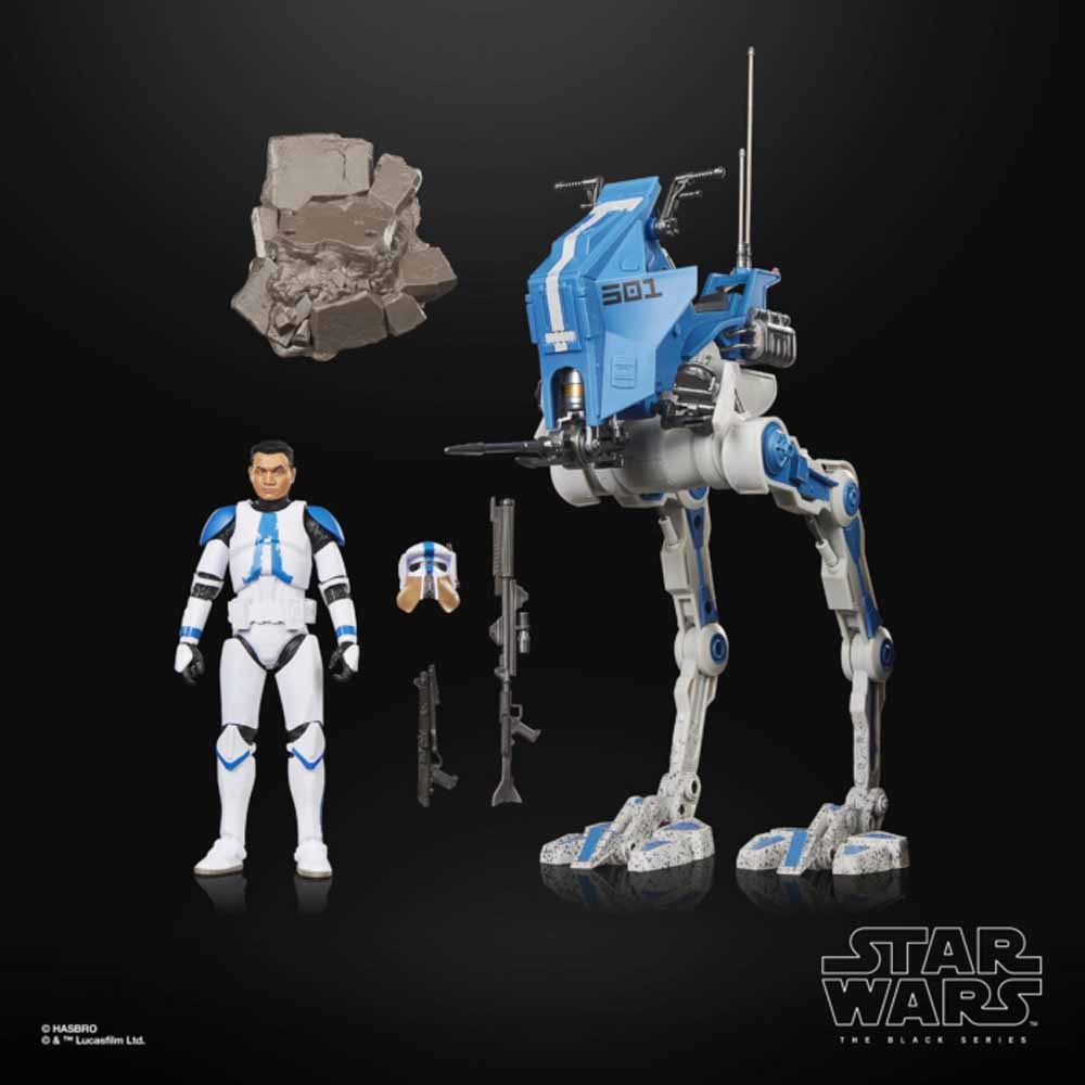 Star Wars - The Black Series - ARF Trooper (501st) & AT-RT Action Figure Set - Screenshot 3