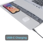 Laser Wireless Charging Laptop Sleeve Up to 16 Inch - Grey - Screenshot 6