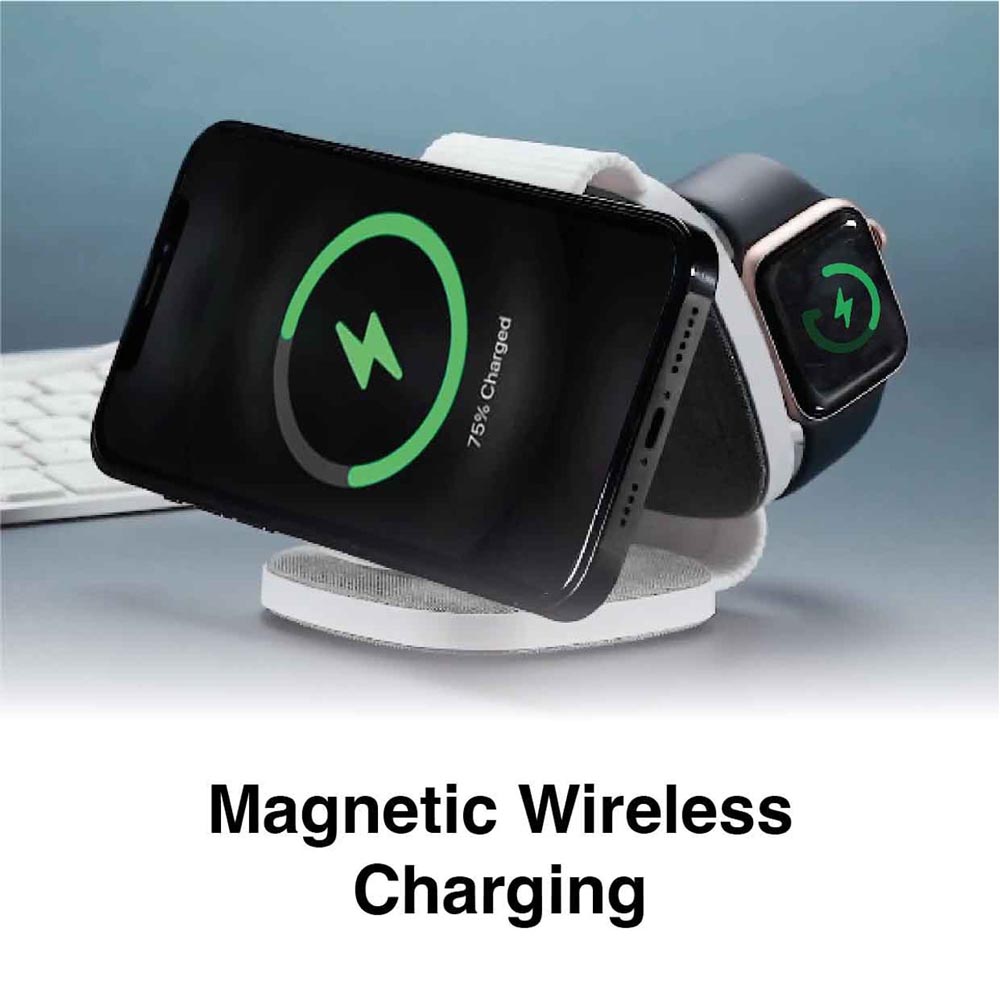 Laser 3-in-1 Travel Wireless Charging Pad for Apple - Screenshot 2