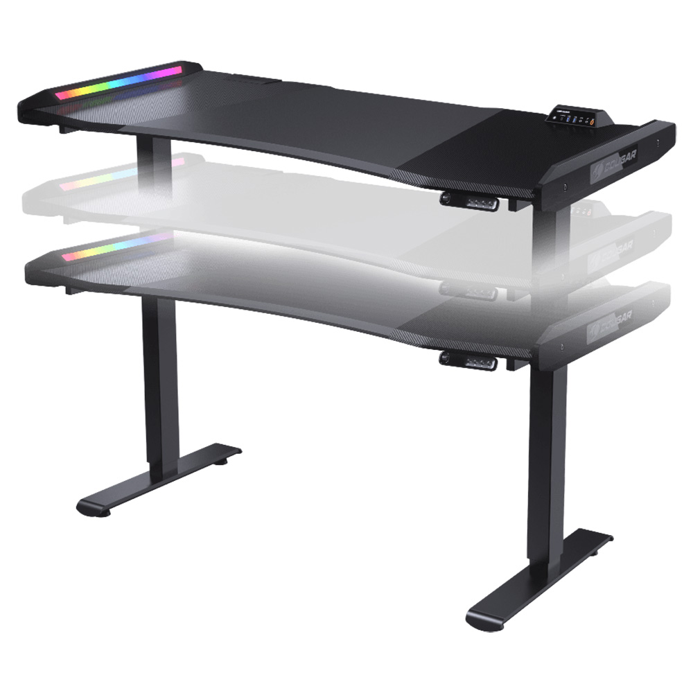 Cougar E-MARS Electrical ARGB Gaming Desk with Docking Station & Monitor extension - Screenshot 2
