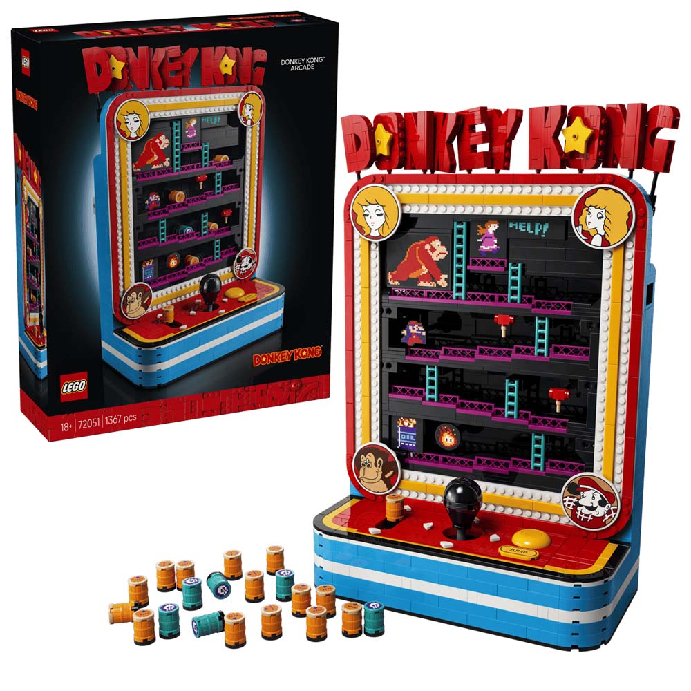 Nintendo - LEGO Super Mario - Donkey Kong Arcade Machine #72051 - Screenshot 5