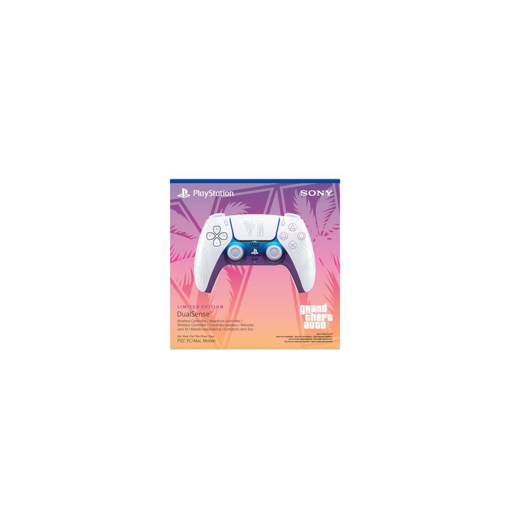 PlayStation 5 DualSense Wireless Controller - Grand Theft Auto VI Limited Edition - White - Screenshot 2