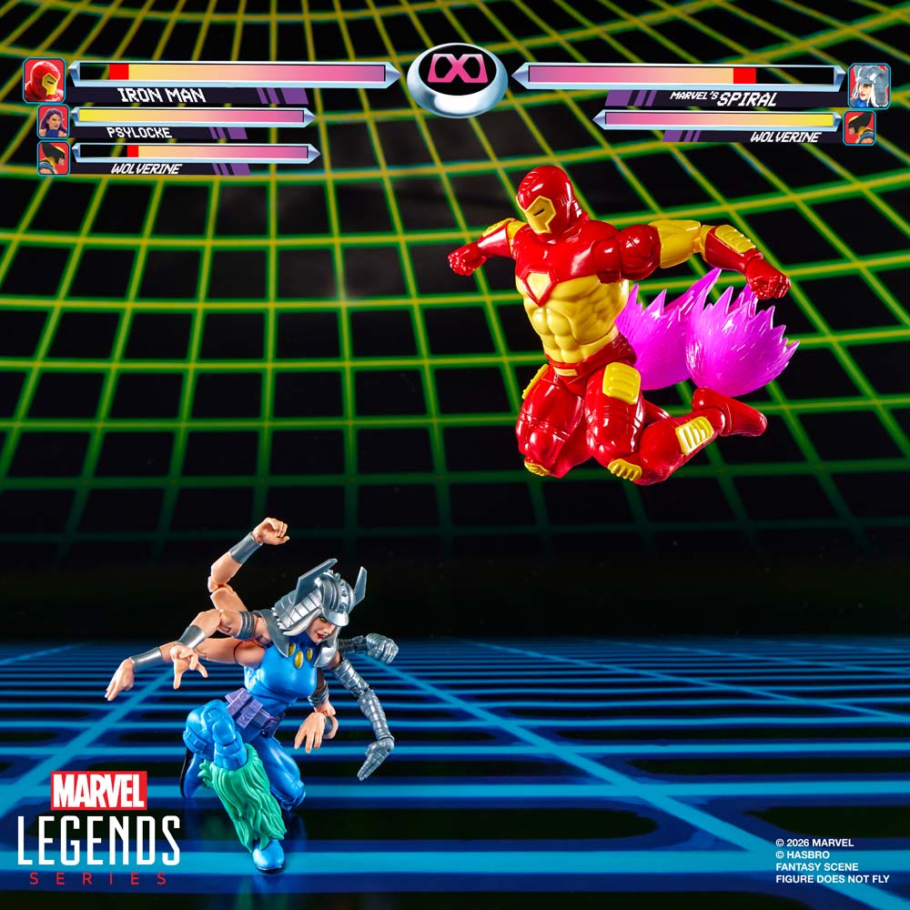 Marvel - Iron-Man vs. Marvel’s Spiral Marvel Legends Action Figure Set - Screenshot 2