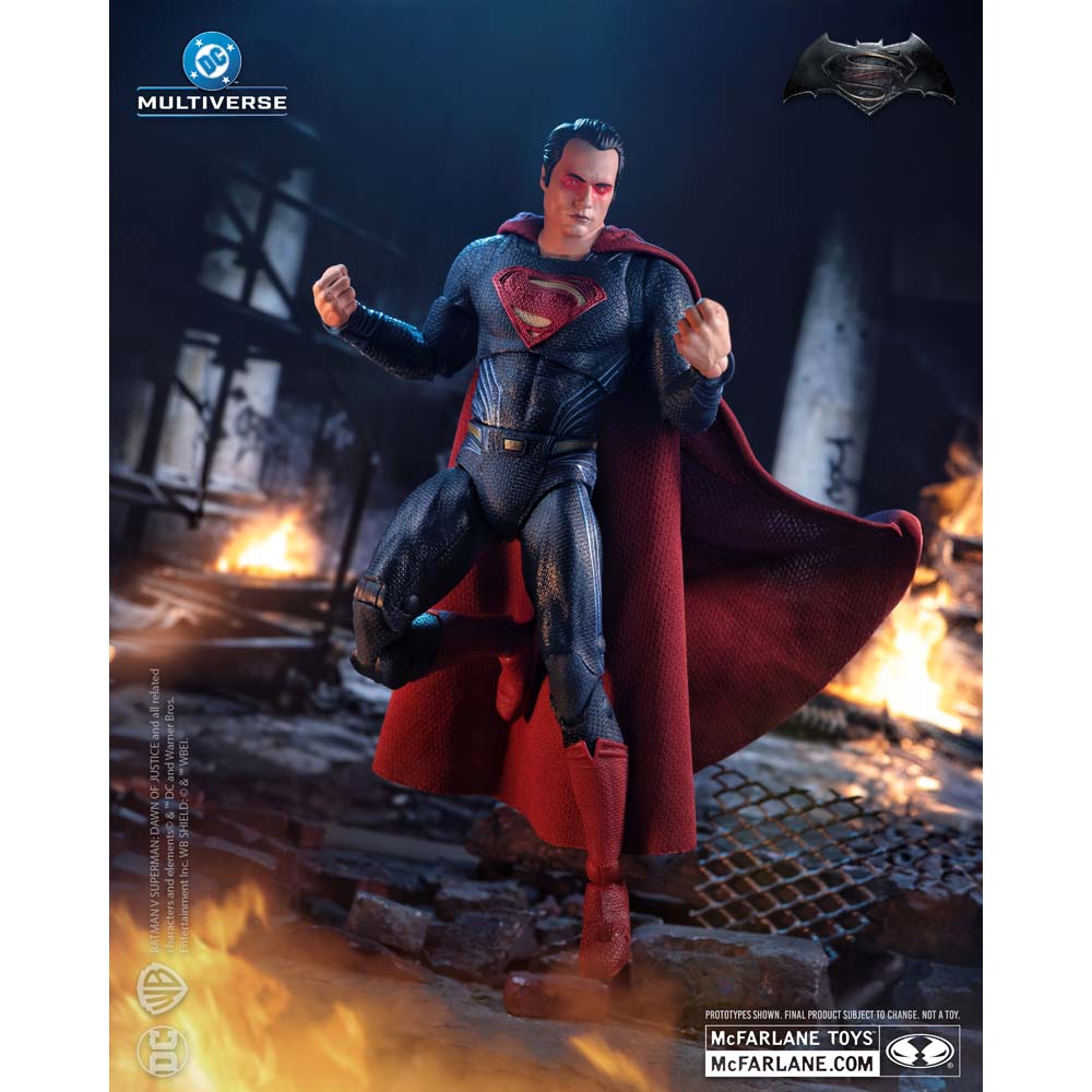 DC Comics - Batman v Superman: Dawn of Justice - Superman (Heat Vision) Action Figure - Screenshot 2