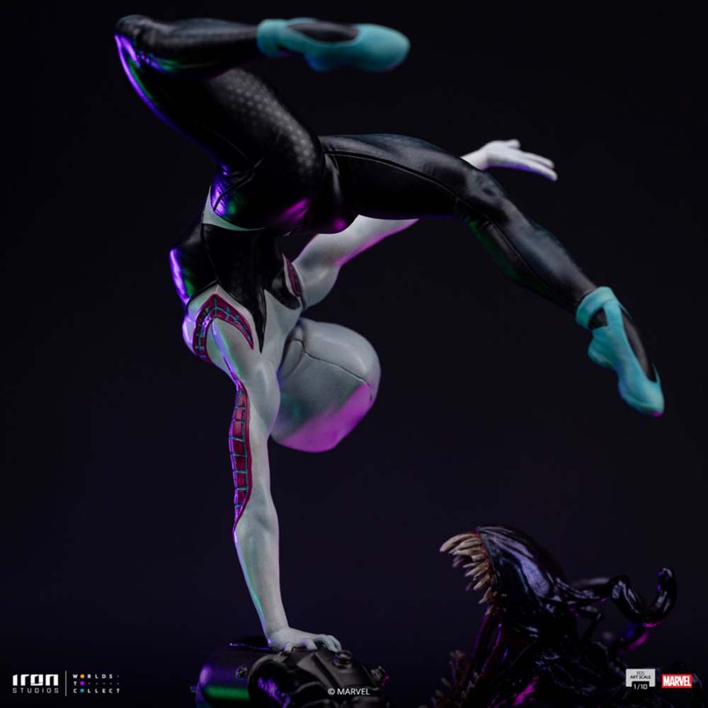 アメコミ Marvel Ghost Spider PVC Diorama Digital Pre-Order - Statue Ghost-Spider - Spider-Man vs