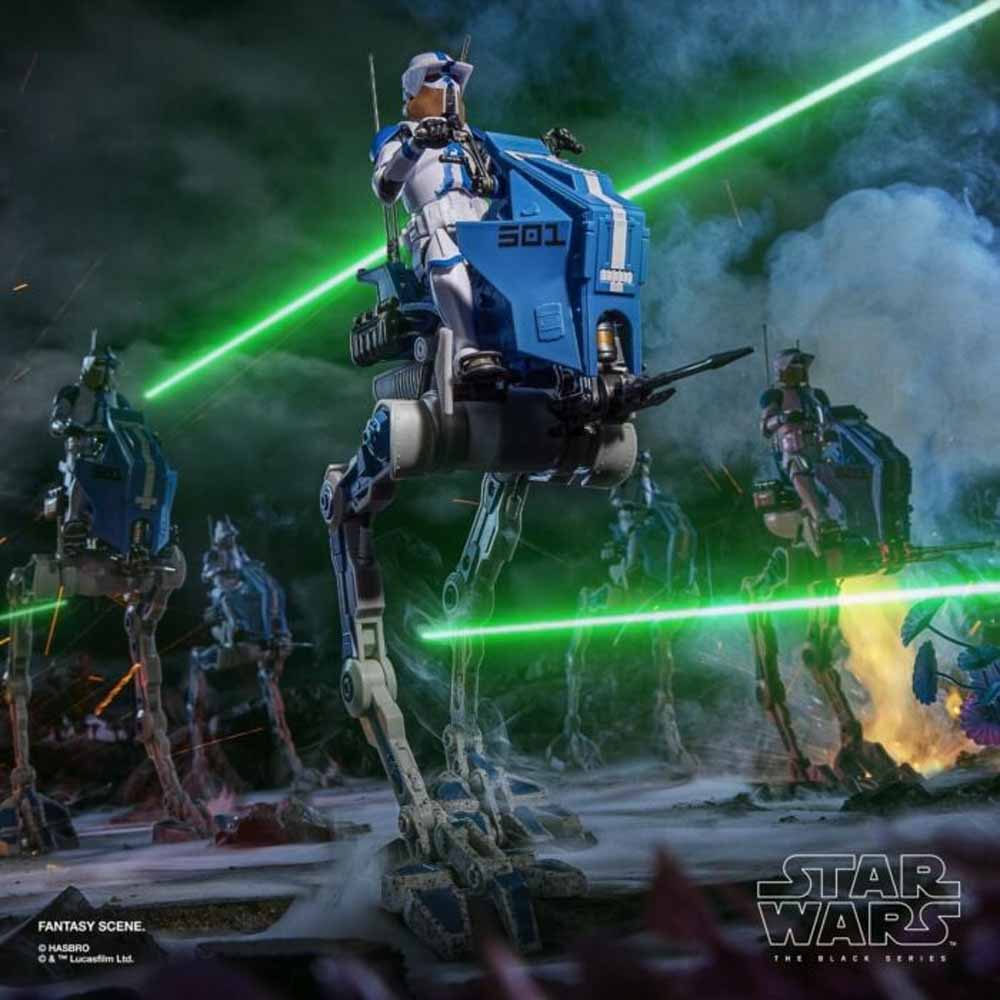 Star Wars - The Black Series - ARF Trooper (501st) & AT-RT Action Figure Set - Screenshot 1