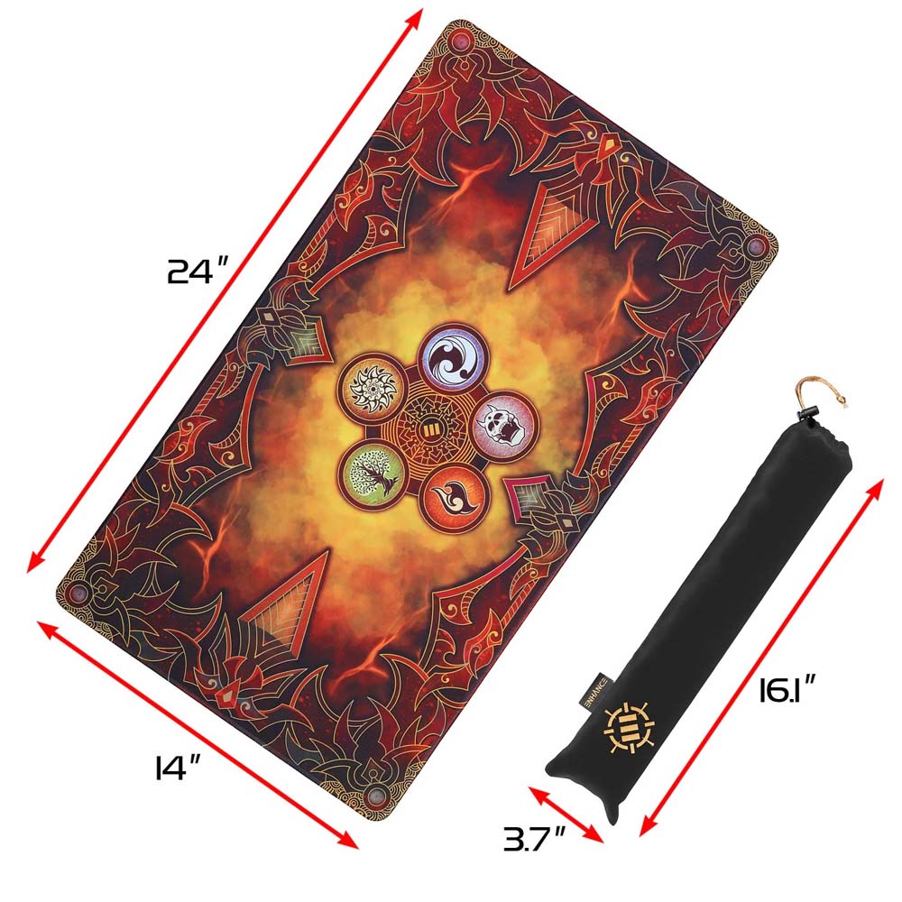 Enhance Tabletop - Card Game Playmat - Orange - Screenshot 3
