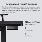 Cougar E-STAR 140 Electric Sit/Stand Desk With Monitor Stand & Full Mouse Pad - Screenshot 5