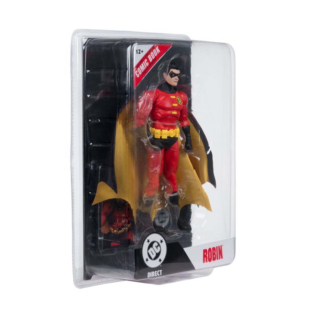 DC Comics - Teen Titans - Robin (Teen Titans #41) Page Punchers 7" Action Figure with Comic Book - Screenshot 3