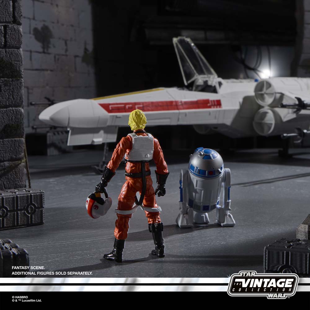 Star Wars - The Vintage Collection - X-Wing Fighter & Luke Skywalker Vehicle & Figure Set - Screenshot 2