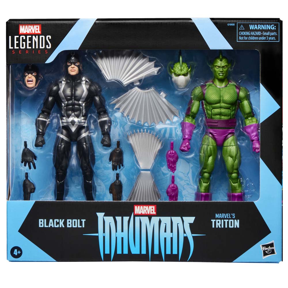 Marvel - Inhumans - Black Bolt & Triton Marvel Legends Action Figure 2-Pack - Screenshot 3