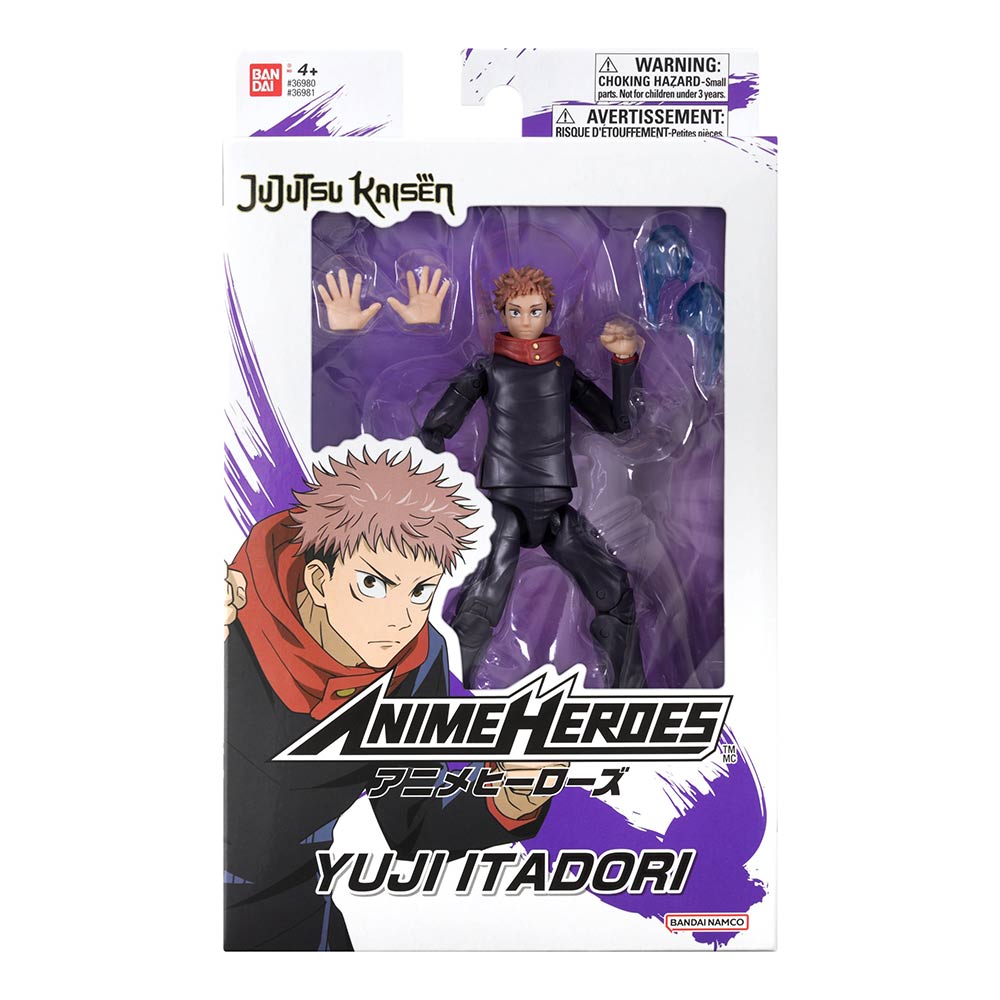 Jujutsu Kaisen - Yuji Itadori Anime Heroes Action Figure - Screenshot 1