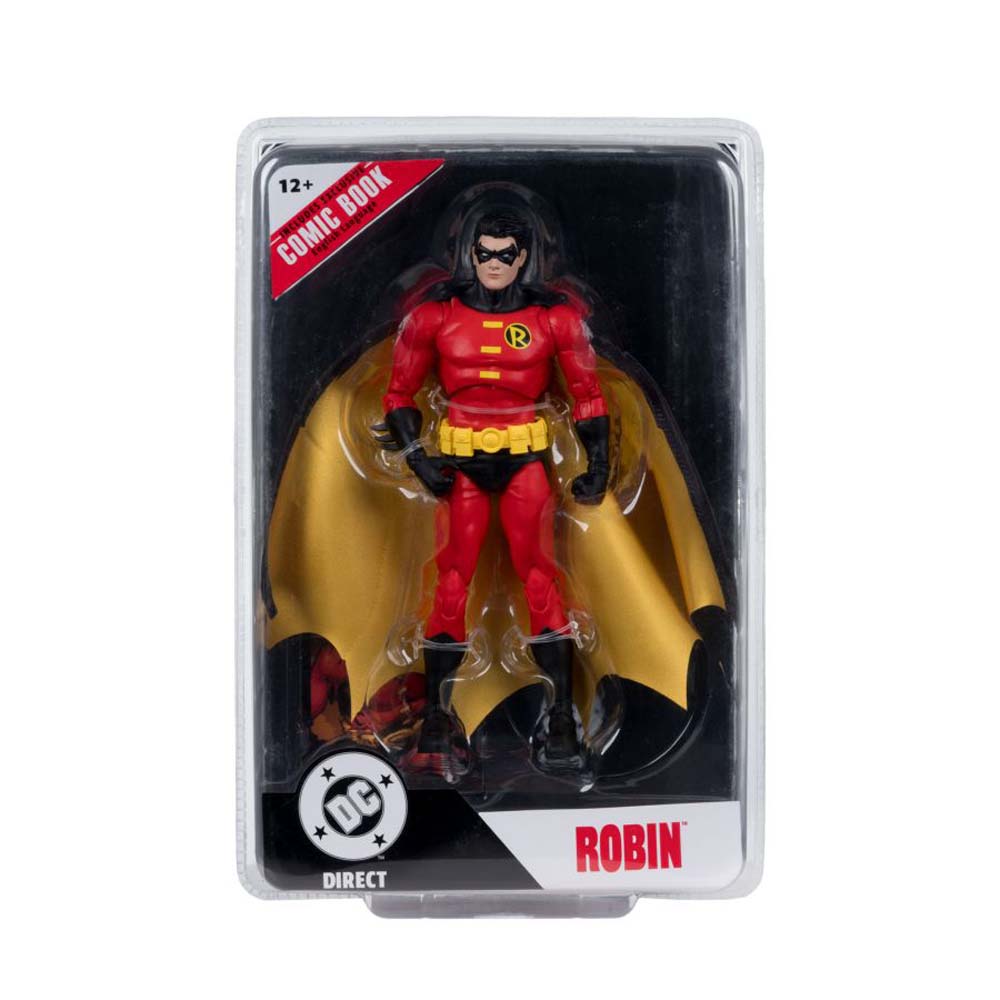 DC Comics - Teen Titans - Robin (Teen Titans #41) Page Punchers 7" Action Figure with Comic Book - Screenshot 2