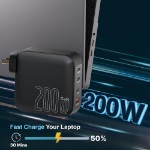 Laser PD3.0 200W GaN Wall Charger - Black - Screenshot 4