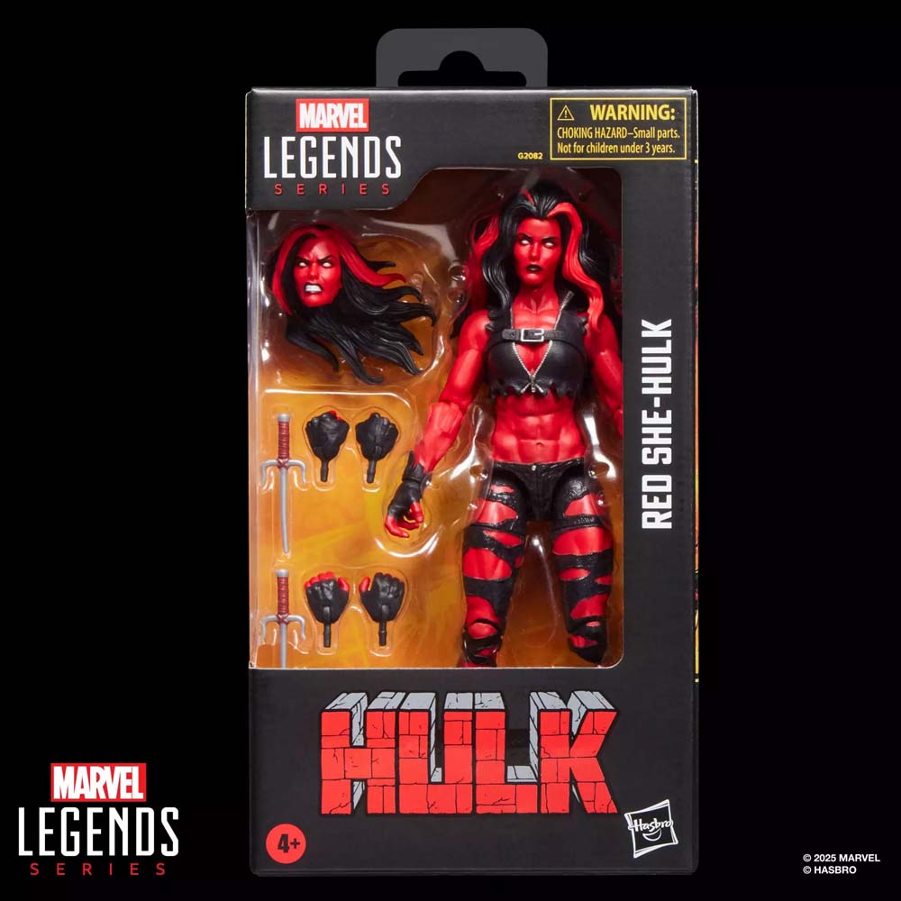 Marvel - Red She-Hulk Marvel Legends Action Figure - Screenshot 2