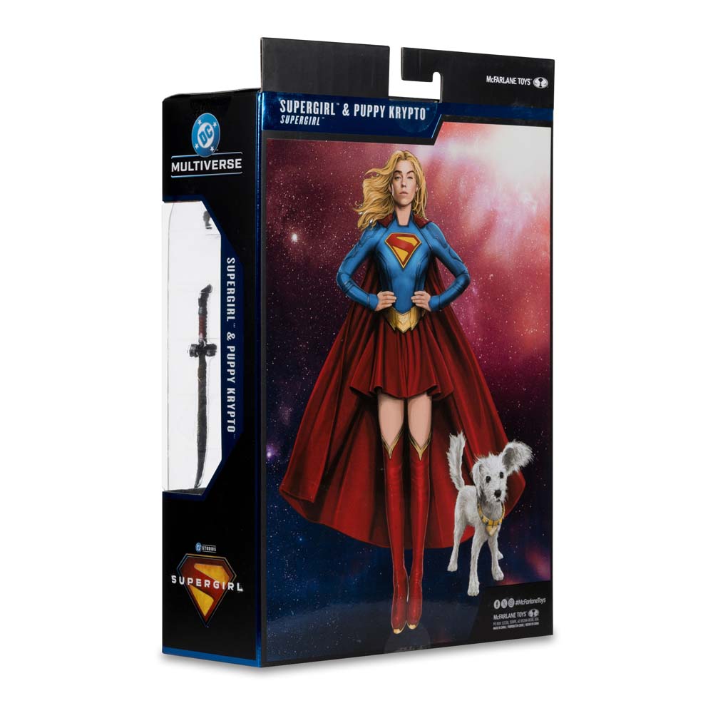 DC Comics - Supergirl (2026) - Supergirl and Puppy Krypto Deluxe 7" Action Figure - Screenshot 4