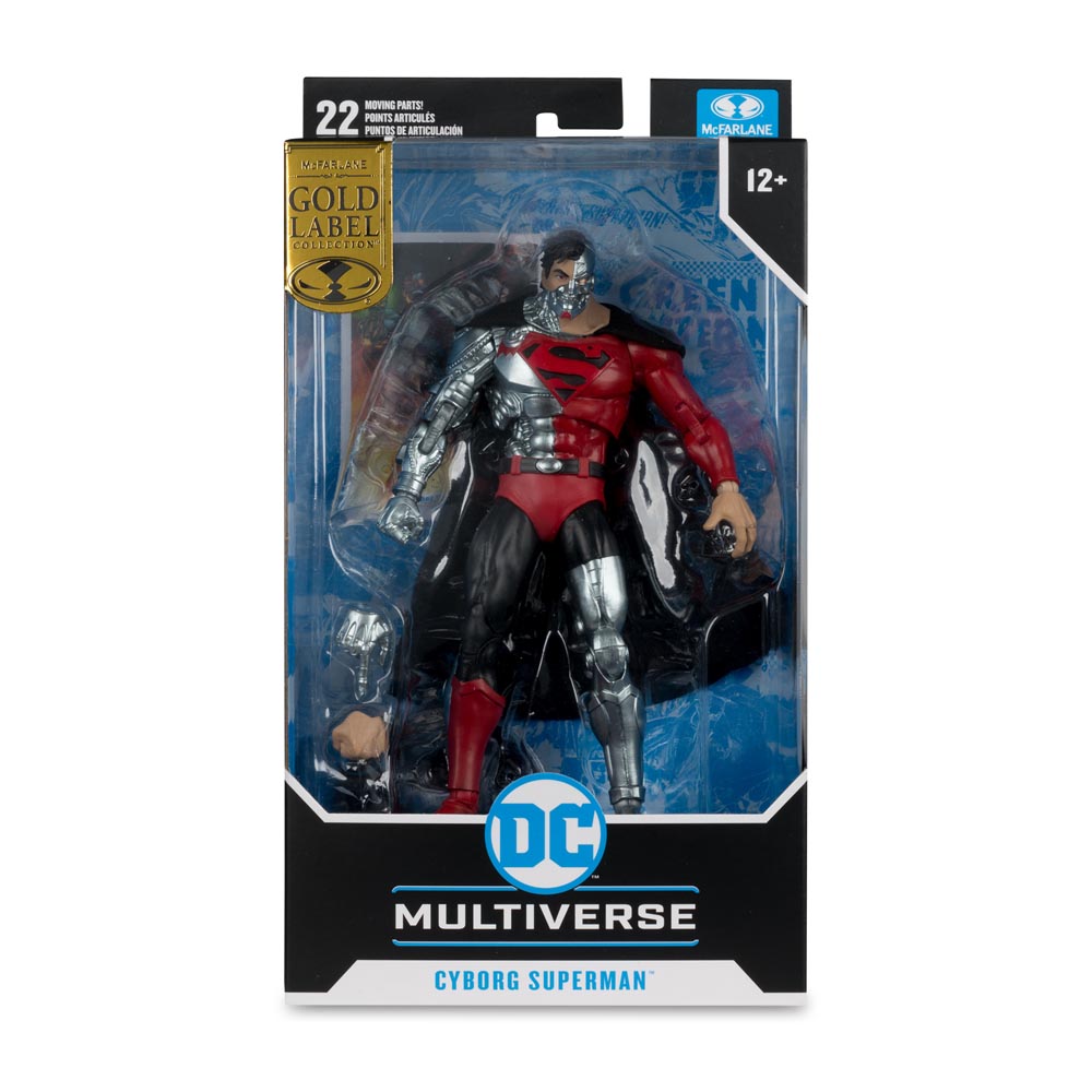 DC Comics - Cyborg Superman (Revenge of the Green Lanterns) 7" Gold Label Action Figure - Screenshot 1