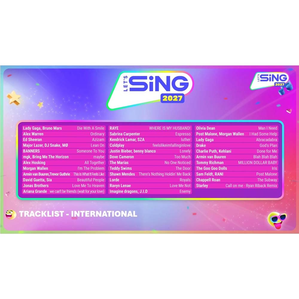 Let's Sing 2027 + 2 Mic Bundle - Screenshot 1