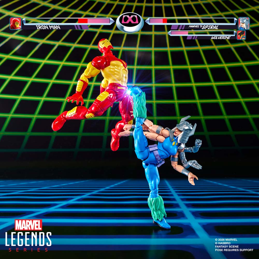 Marvel - Iron-Man vs. Marvel’s Spiral Marvel Legends Action Figure Set - Screenshot 4