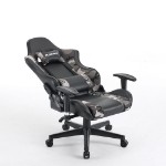 Playmax - Elite Gaming Chair - Fabric Black and Grey Camo - Screenshot 1