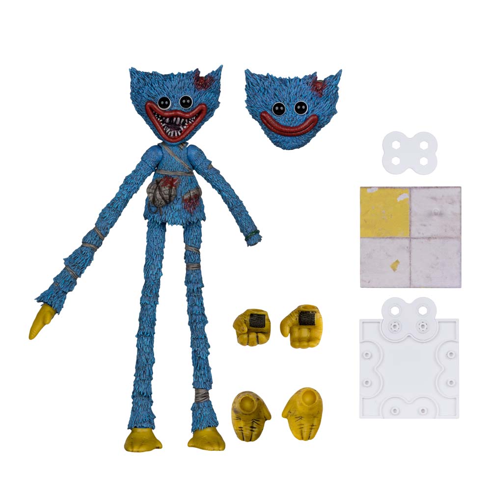 Poppy Playtime - Huggy Wuggy (Ruined) 7" Action Figure - Screenshot 1