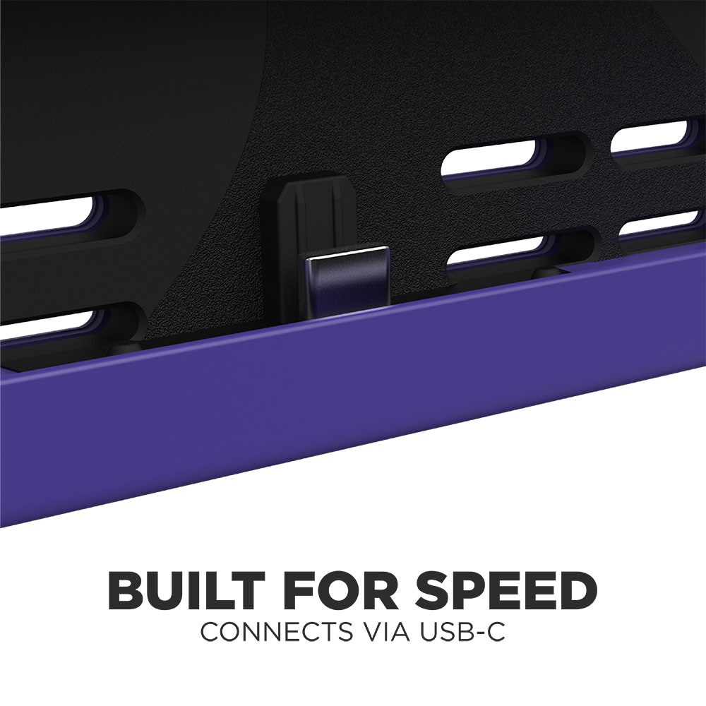 Nitro Deck Controller for Nintendo Switch - Purple with Case - Screenshot 1