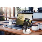 Laser 3 in 1 Wireless Charging Station - White - Screenshot 4