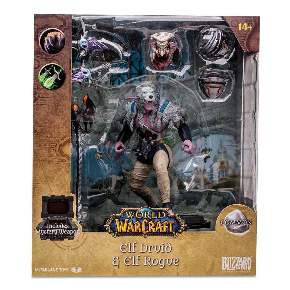 World of Warcraft - Elf Druid/Rogue (Common) 1:12 Scale Posed Figure - Screenshot 2