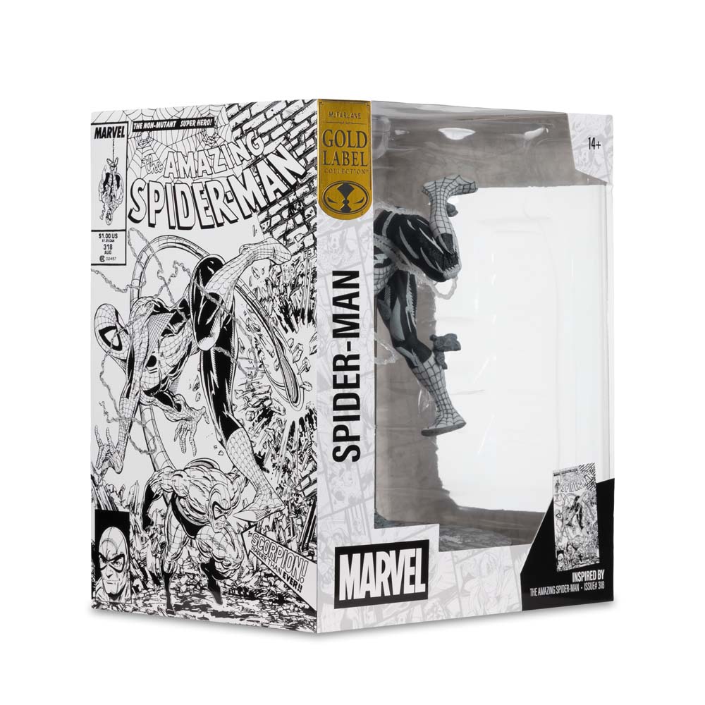 Marvel - The Amazing Spider-Man - Spider-Man (Issue #318) Line Art Figure - Screenshot 3