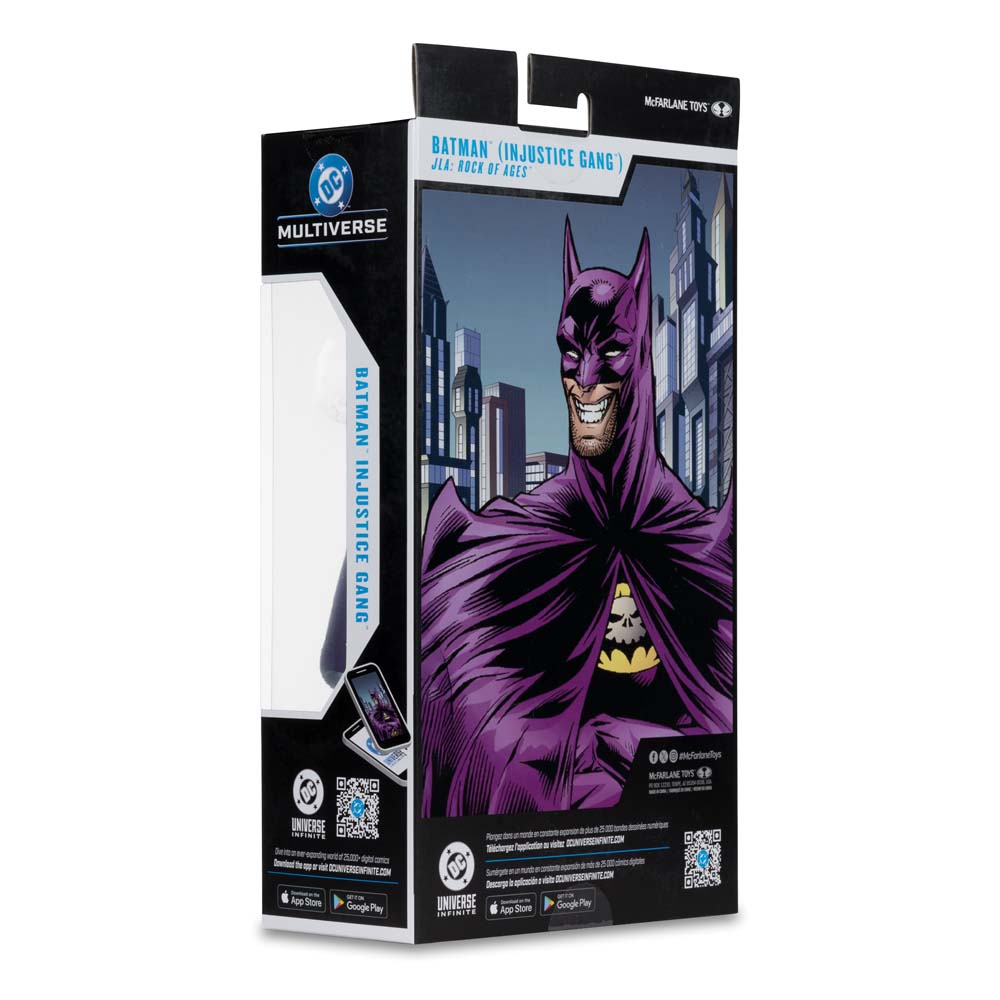 DC Comics - Batman - Multiverse Batman (Injustice Gang) (JLA: Rock of Ages) 7" Action Figure Red Platinum Edition - Screenshot 3
