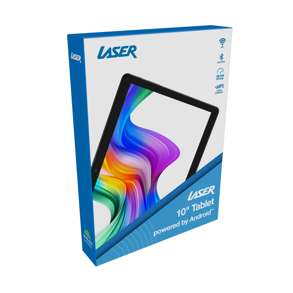 Laser 10" IPS Android Tablet 32GB WiFi - Black - Screenshot 3