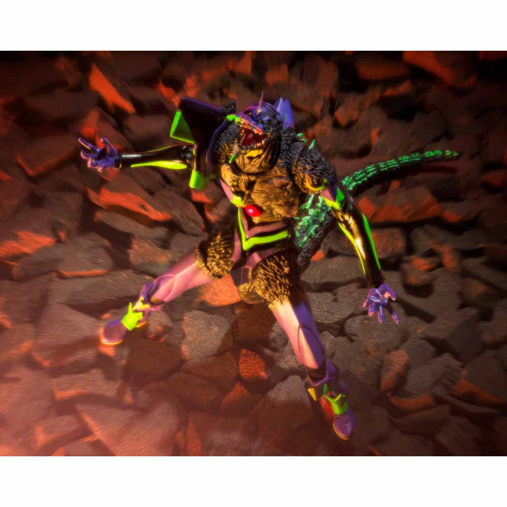 Godzilla vs. Evangelion - S.H.MonsterArts Evangelion Unit-01 “G” Awakening Form Figure - Screenshot 2