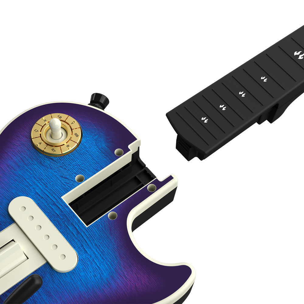 CRKD X Gibson les Paul Pro Guitar Controller for Xbox - Blue - Screenshot 6