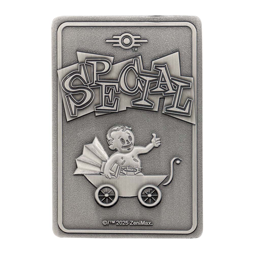 Fallout - S.P.E.C.I.A.L. Perk Card Ingot Collector's Album Limited Edition  - Toys and Collectibles - EB Games Australia