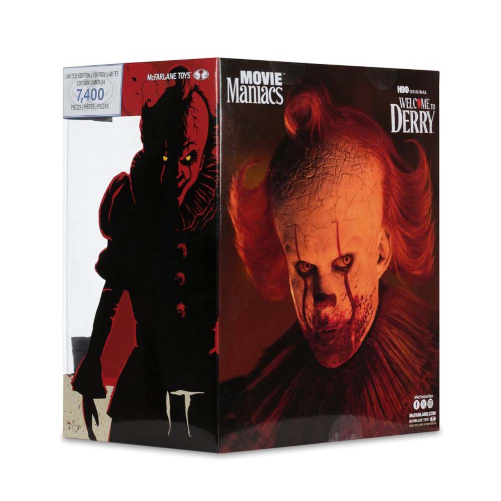 It: Welcome to Derry (2025) - Pennywise (Bloody) Movie Maniacs 6" Figure - Screenshot 2