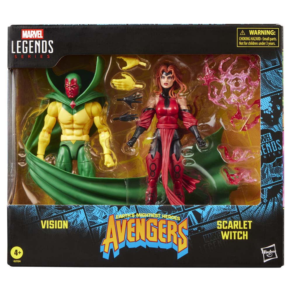 Marvel - Avengers - Marvel Legends Series Vision & Scarlet Witch Action Figures 2-Pack - Screenshot 4