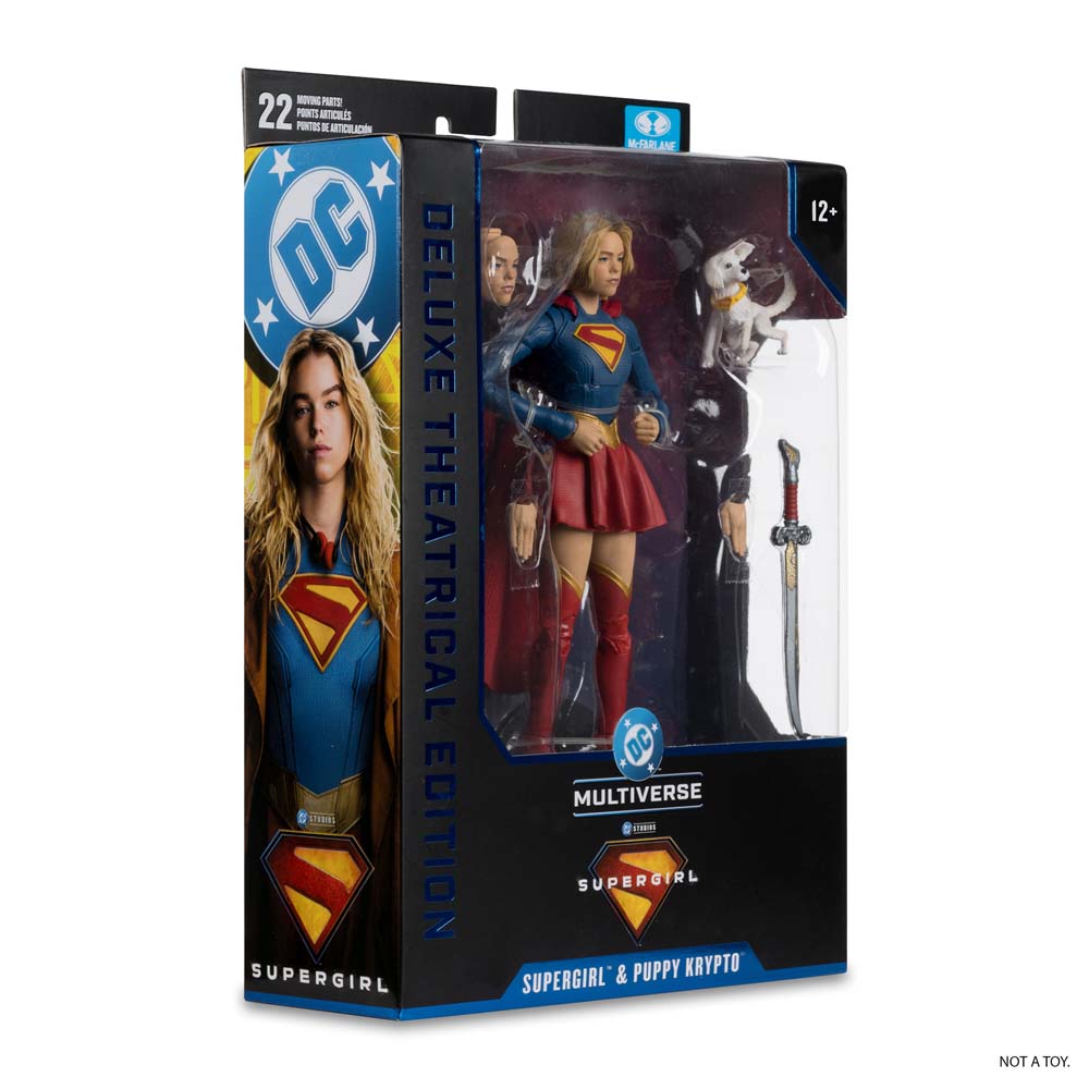 DC Comics - Supergirl (2026) - Supergirl and Puppy Krypto Deluxe 7" Action Figure - Screenshot 3