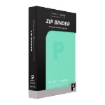 Palms Off Gaming - Collector's Series 9 Pocket Zip Trading Card Binder - Turquoise - Screenshot 1