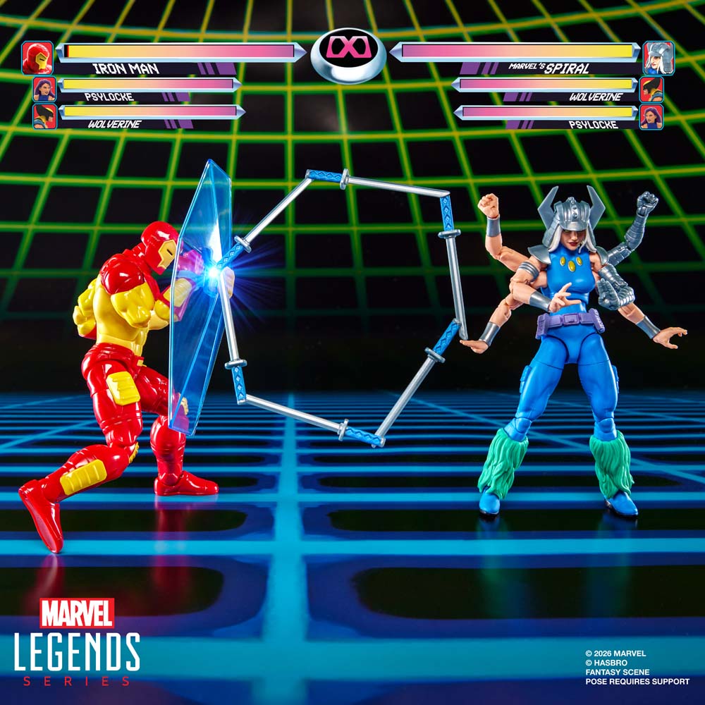 Marvel - Iron-Man vs. Marvel’s Spiral Marvel Legends Action Figure Set - Screenshot 1