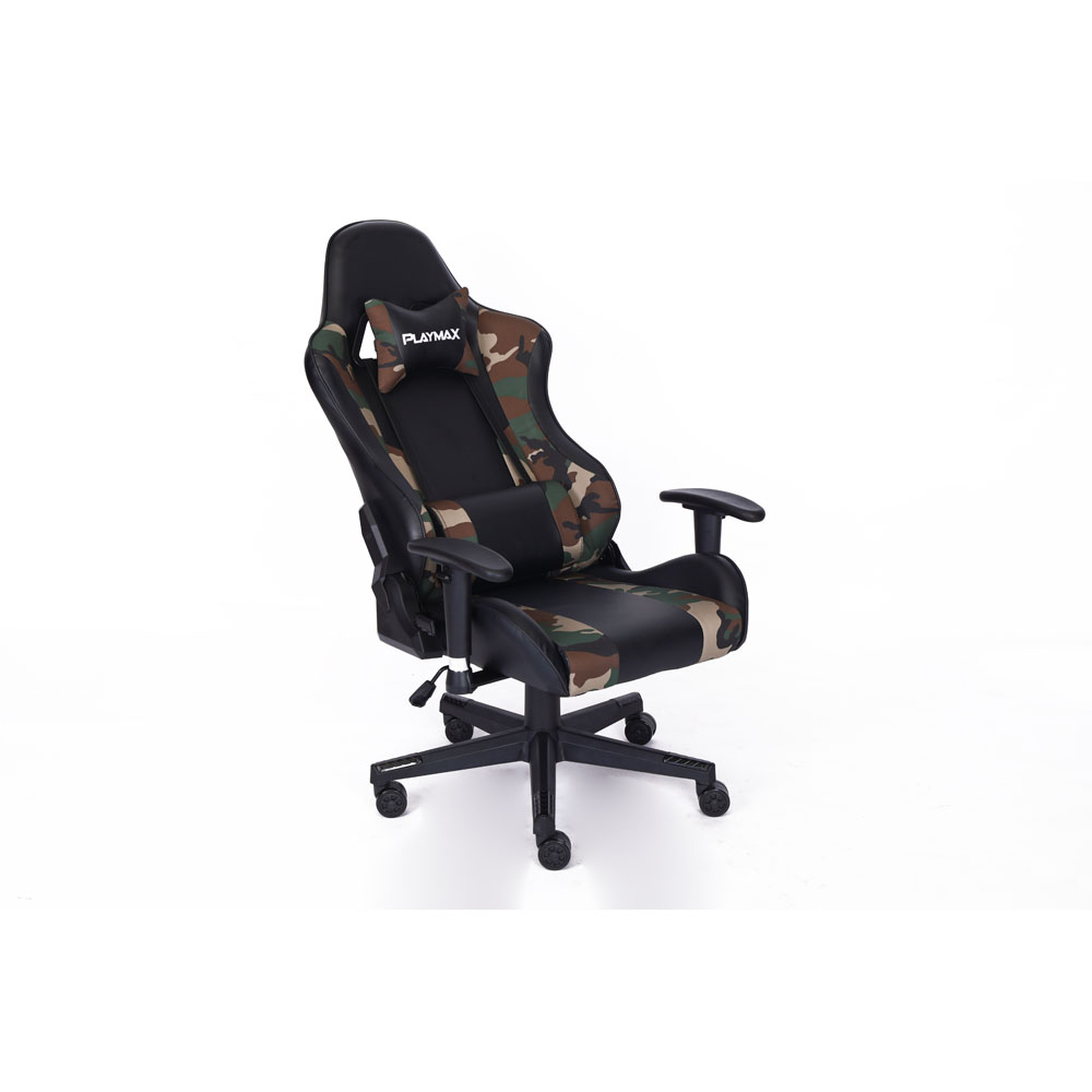 Playmax - Elite Gaming Chair - Jungle Camo - Screenshot 1