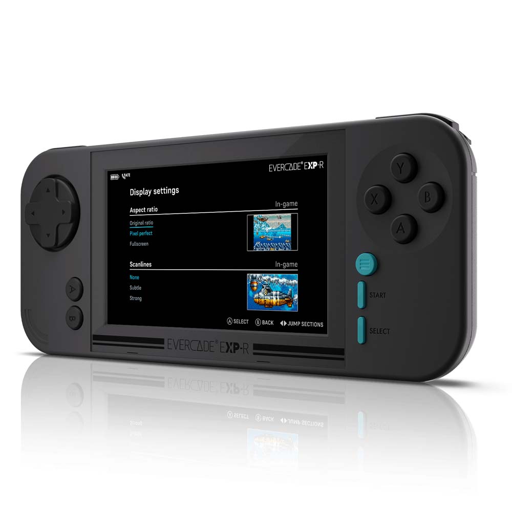 Evercade Neon Retro EXP-R Handheld + Tomb Raider Collection 1 Console Bundle - Screenshot 9