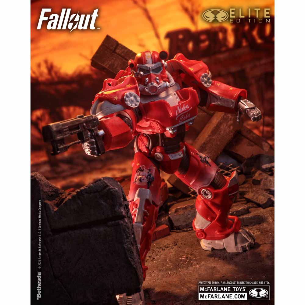 Fallout – Nuka Cola T-60 Gold Label Deluxe Action Figure - Screenshot 1