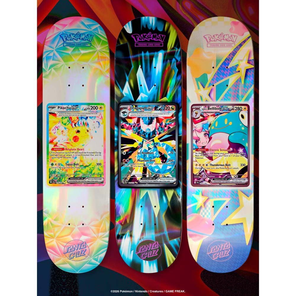 Pokemon x Santa Cruz - 30th Anniversary Blind Bag Skateboard Deck (Single Bag) - Screenshot 5