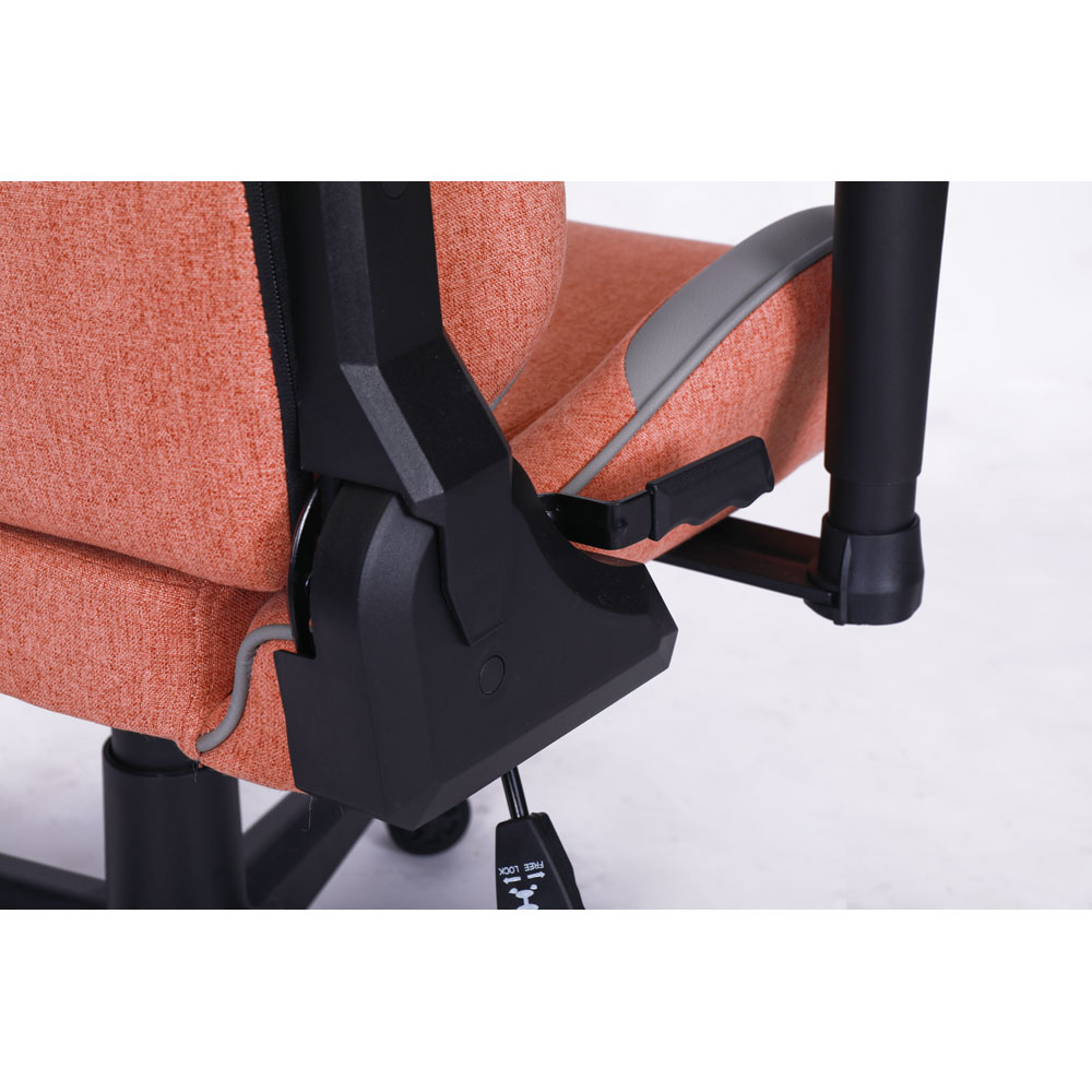 Playmax - Elite Gaming Chair - Fabric Pink and Light Grey - Screenshot 6