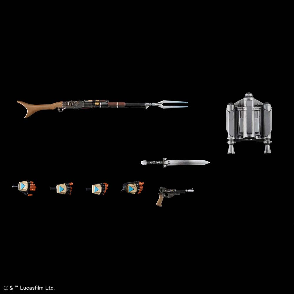 Star Wars - The Mandalorian & Grogu - The Mandalorian and Grogu 1/12 Scale Model Kit Set - Screenshot 5