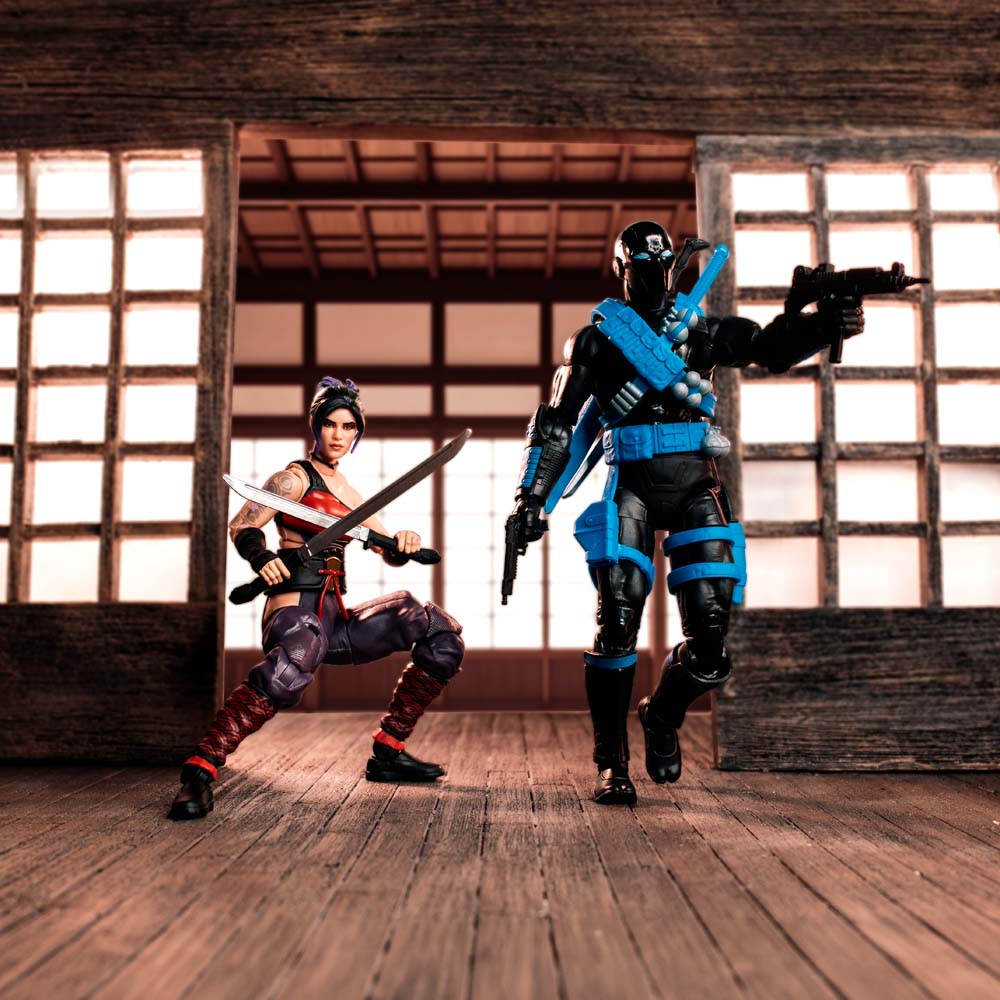 G.I. Joe - Classified Series #223 - Ninja Force Snake Eyes & Kim "Jinx" Arashikage Action Figure 2-Pack - Screenshot 5